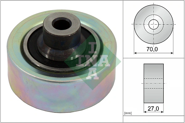 Deflection/Guide Pulley, V-ribbed belt